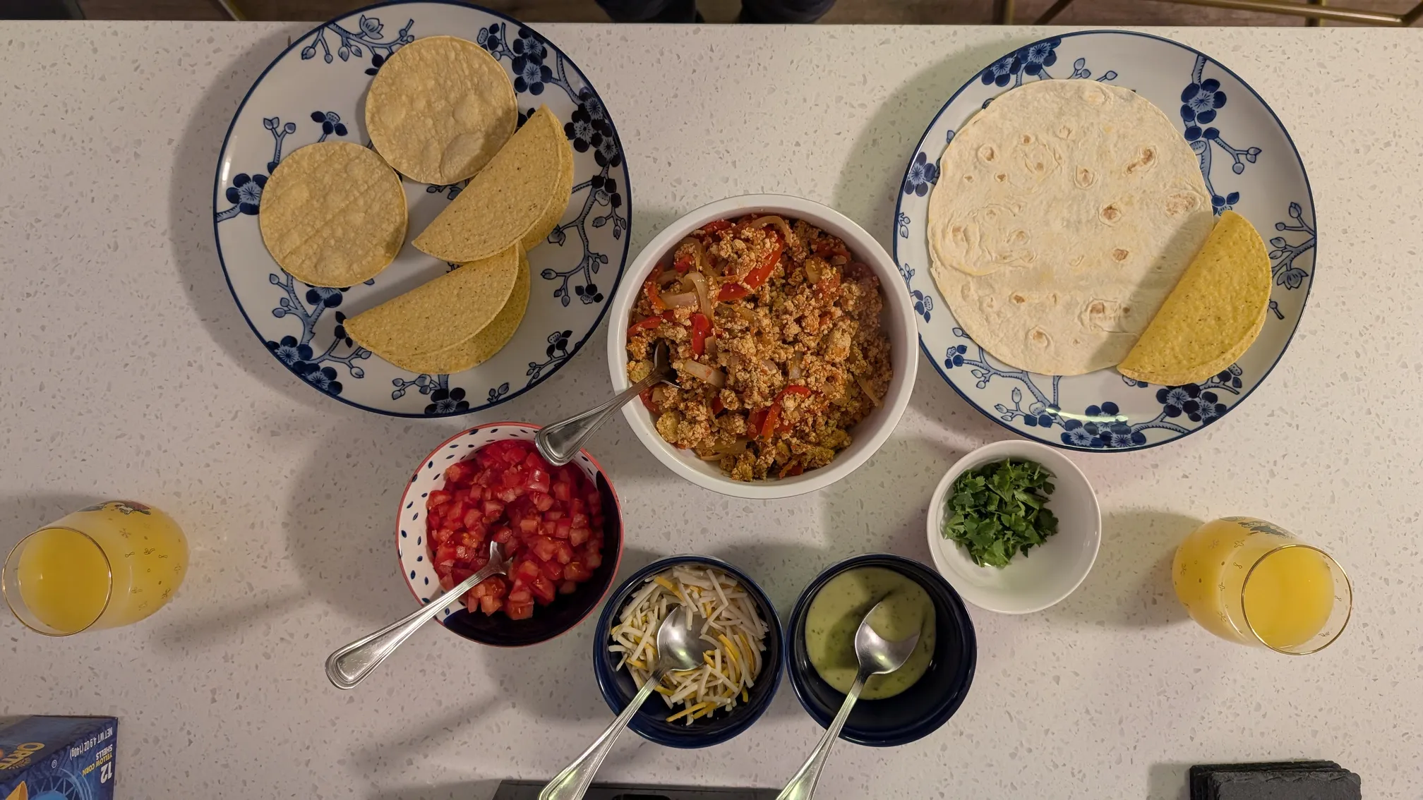 Tofu taco crumble for taco night